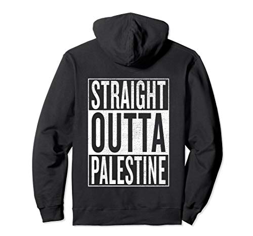 Straight Outta Palestine cool bday party teesStraight Outta Palestine Travel Gift Idea Pullover Hoodie