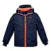 wantdo Boy's Waterproof Snowboarding Jacket Windproof Ski Coat Hooded Winter Coats Outdoor Outwear