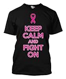 Keep Calm And Fight On - Breast Cancer Awareness Men's T-shirt