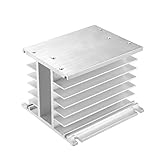 uxcell Aluminum Heat Sink SSR Dissipation for Three