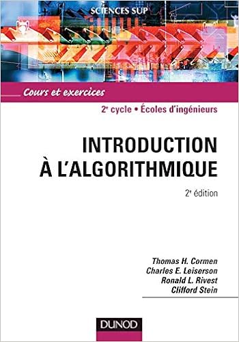 Introduction A L Algorithmique Cours Et Exercices Corriges 2e Edition Cormen Leiserson Rivest 9782100039227 Amazon Com Books