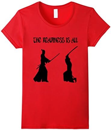 Women's Samurai Ready T-Shirt XL Red