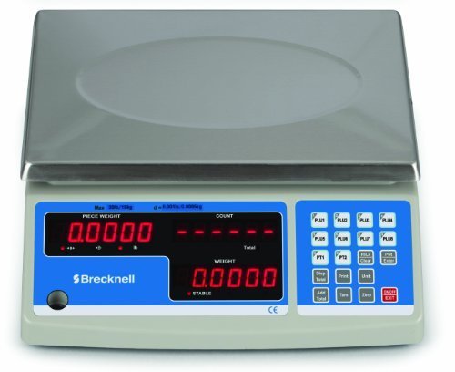 Brecknell B-140 Counting Scale, 6 KG x 0.2 G, 12 LB x 0.005 LB by Brecknell