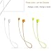 Airpods Strap, Baseus Airpods Soft Silicone Protective Cover with Magnetic Adsorption Sport Silicone Anti-lost Strap Wire Cable Connector for Apple Airpods
