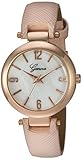 Geneva Women's GV/1014WMRG Rose Gold-Tone and Blush Pink Strap Watch