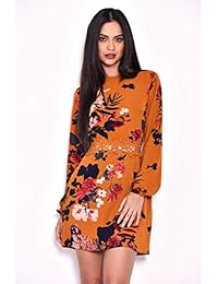 AXPARIS AX Paris para mujer Polka Dot ganchillo cintura vestido skater