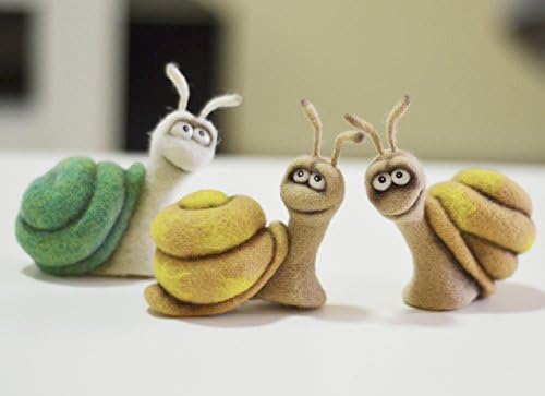 Needle felted animal, Snail, Felted toy, Felted doll, Decorative figurine, Needle felting, Ecco friendly