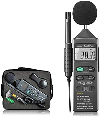 4 in 1 Digital type Multifunction Environmental tester, Sound Measurement and Photometric and Humidity and Temperature measurement, for Professional Industry Business Household