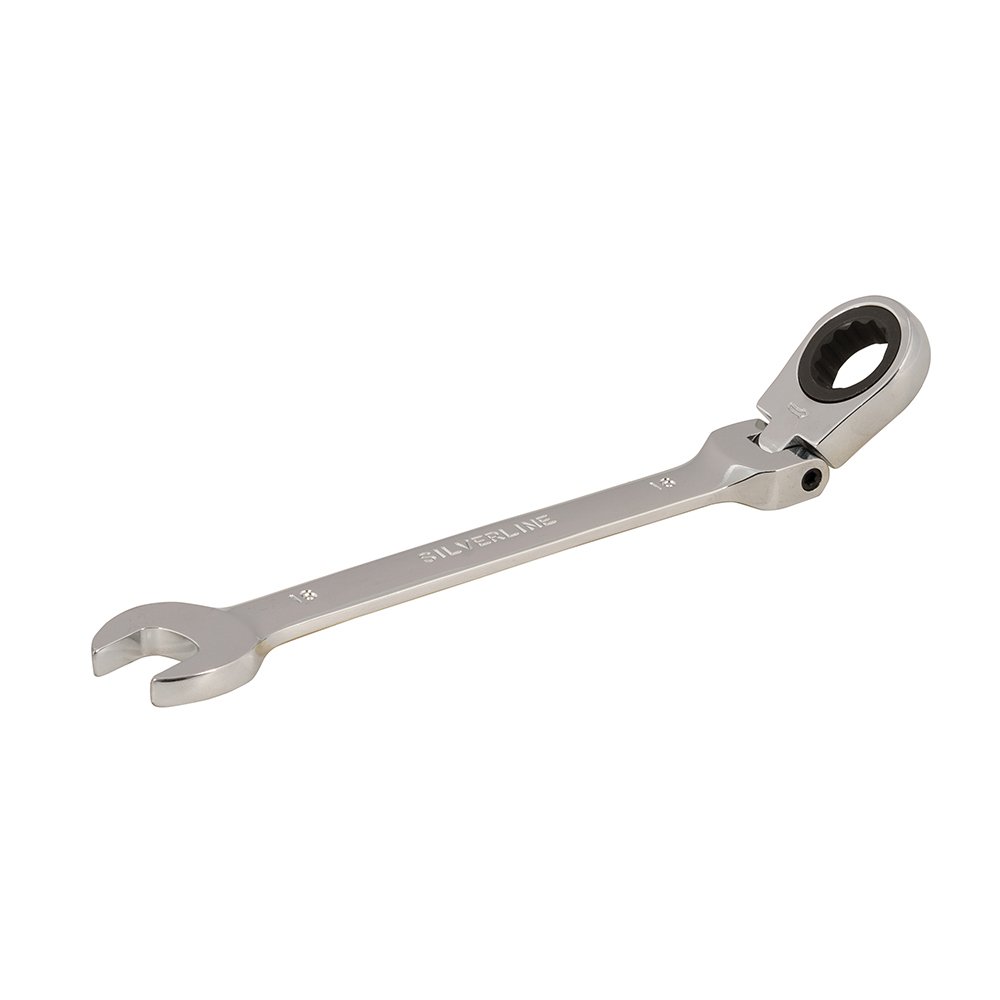 Silverline 763605 Flexible Head Ratchet Spanner 16 mm