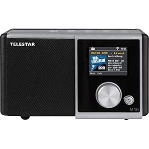 TELESTAR DIRA M 12i internetradio (mono, internet, wifi, PVR-opnamefunctie, AUX, kleurendisplay, mediaspeler, 15 watt…