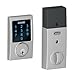 Schlage Z-Wave Connect Century Touchscreen Deadbolt with Built-In Alarm, Satin Chrome, BE469 CEN 626, Works with Alexa via SmartThings, Wink or Iris
