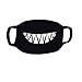 Caszel Mouth Mask Anime,Cute Fashion Mask Emoticon Mouth-Muffle Kao moji Anti-Dust Cute Cool Face Mask(Black)