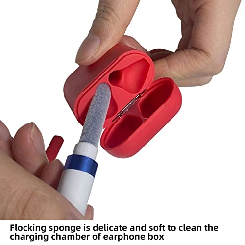 Earbud Cleaning Pen，Headphone Cleaning Pen for Multi-Function Cleaner Kit Soft Brush for Bluetooth Headphone Cleaning Pen Set Tool for Lego Huawei Samsung Mi Earbuds
