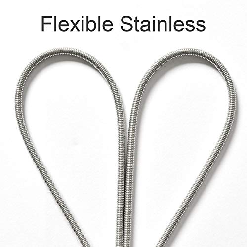 iGuerburn CPAP Tube Cleaner CPAP Hose Tubing Cleaning Brush (38.5inches) -2 in 1 Handy CPAP Mask Brush Stainless Steel - Thumbnail 5