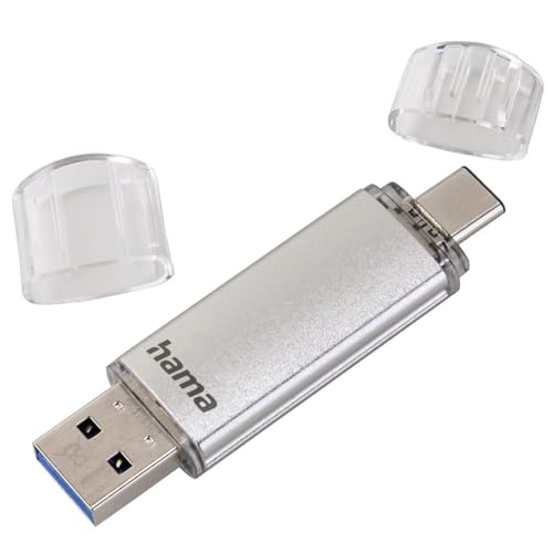Hama 256GB USB-Speicherstick mit USB 3.2 Gen 1-Type-C, 2-in-1 USB-Stick