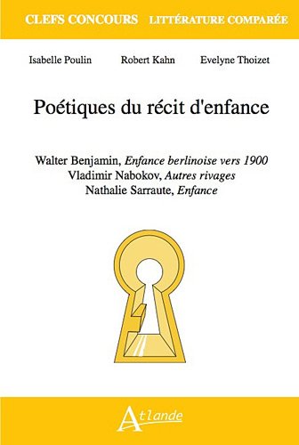Poétiques du récit d'enfance