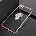 Meetree iPhone 7 Case iPhone 8 Case, Protective Cover Clear Slim Ultra Thin Case with 360 Rotating Ring Grip Holder Stand Magnetic for Car Mount Shock Absorption Bumper Case for iPhone 7 8(Rose Gold)
