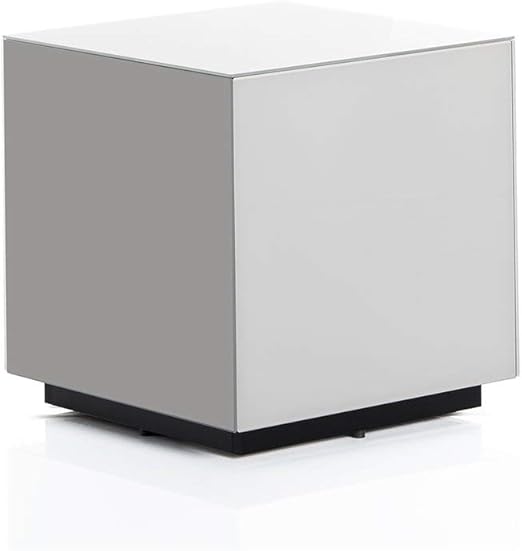 Amazon Com Sonorous Stb 45 All Glass Cube Side Table Night Stand Kitchen Dining
