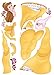 RoomMates RMK1464GM Beauty and the Beast Belle Peel and Stick Giant Wall Decal with Gems
