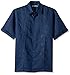 Cubavera Short-Sleeve Pintuck with Embroidery