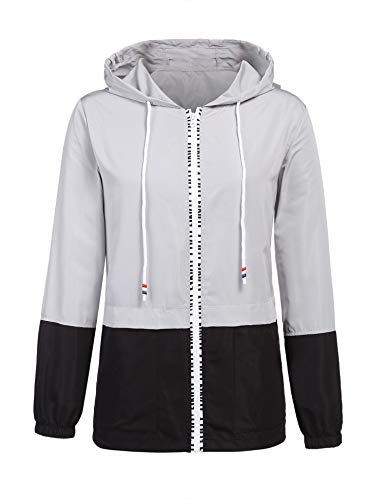 image for ZEGOLO Women's Raincoats Waterproof Packable Windbreaker Lightweight A