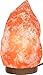 Himalayan Salt Lamp [3X Free Bulbs] Natural Shape Crystal Pink Salt Light with Solid Wooden Base | Air-Purifier Rock Salt Lamp 8 lbs to 11 lbs [Purifying The AIR, Reduce Asthma and Allergy