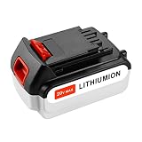 Energup Upgraded 5.0Ah 20V MAX Lithium Ion Replacement Battery for Black & Decker LBXR20 LBXR20-OPE LB20 LBX20 LBX4020 LB2X4020-OPE Black Decker LBXR20