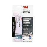 3M Marine Grade Silicone Sealant (08019) - For Boats and RVs - Clear - 3 Ounces