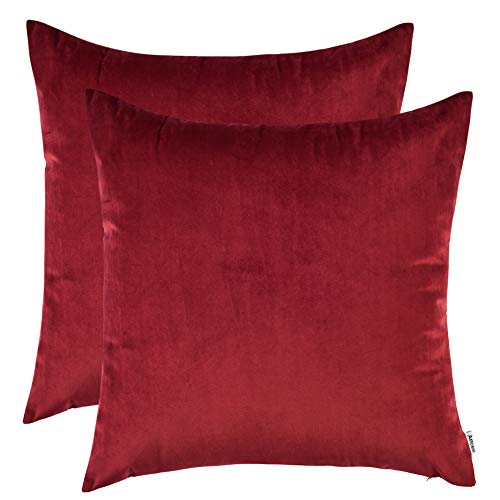 Best red decorative pillows cases sets for living room