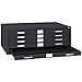 Sandusky Lee 244876BK Black Steel 5 Drawer Flat File, 16-1/8