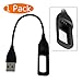 KingAcc Fitbit Flex Charger, Replacement USB Charging Cable Cord Charger Cradle Dock Adapter for Fitbit Flex, Fitbit Flex 1, Fitness Wristband Smart Watch (0.66Foot/22cm)