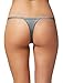 Cotton Whisper Women's Cotton G-String Thongs 4 Pack Multi-Colors