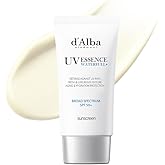 d'alba Piedmont Italian White Truffle Waterfull Essence Sunscreen, Vegan Skincare, Lightweight Sunscreen with BROAD SPECTRUM SPF 50+, Glowy, Safe for all Skin Types, Korean Skin Care (1.69 fl. oz)