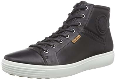 Amazon.com | ECCO Men's Soft VII High-Top Sneaker | Boots