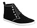 Arider CROSS-03 Men's Hi-Sleek Lace Up Fashion sneaker Shoes- Black