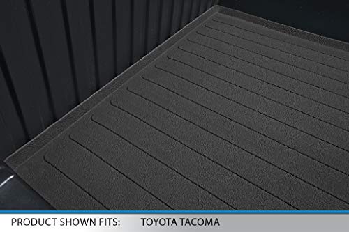 SMARTLINER Truck Bed Rugged Rubber Liner Mat for Toyota Tacoma 2005-2021 with 5 ft Long Bed