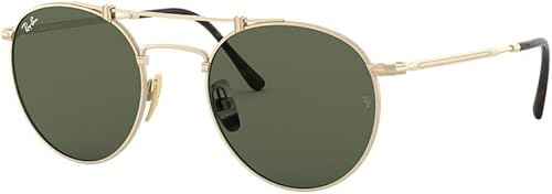 ray ban round titanium