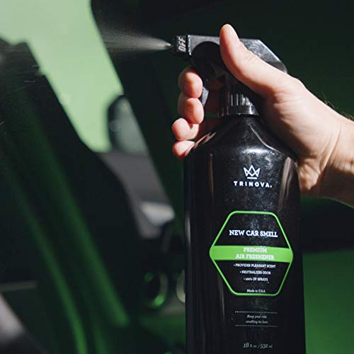 TriNova New Car Smell Air Freshener Deodorizer Spray and Odor