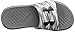 Under Armour Boys' Boys' Strike Flash Slide, Black (001)/Steel, 5