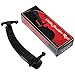 Violin Shoulder Rest Adjustable for 3/4-4/4 Size Violin, 13-14 Inch Viola Shoulder Rest, Fiddle Violin Shoulder Pad with Collapsible Feet for Violinist/Begginer Newbie Violin Player - Black
