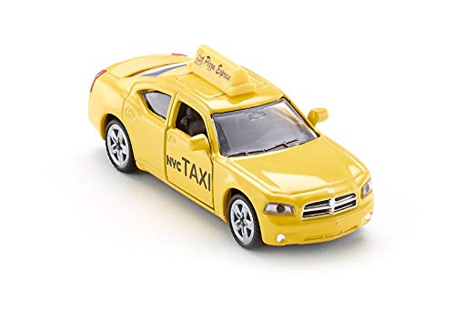 siku 1490 US-Taxi, Spielzeugauto für Kinder, Metall/Kunststoff, Gelb, Öffnende Türen – Bild 6
