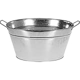 Spetebo Getränkekühler Cold Drinks - Zinkwanne 24 Liter - Eiseimer