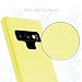 GOOSPERY Style Lux Jelly for Samsung Galaxy Note 9 Case (2018) Thin Slim Bumper Cover (Pastel Yellow) NT9-STYL-YEL