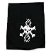 CrazyBabyClothing White Argyle Skull & Crossbones Baby Receiving Swaddle Blanket