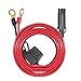 SPARKING 6FT Ring Terminal Cable - SAE to O Ring Terminal Harness Quick Connect/Disconnect Ring Terminal Assembly, 10A Fuse (6FT)