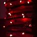LOENDE Outdoor Solar String Lights, 72ft 200 LED 8 Modes Waterproof Red Fairy String Lights for Valentine's Christmas Tree Wreath Party Patio Lawn Yard Indoor Wedding Decor