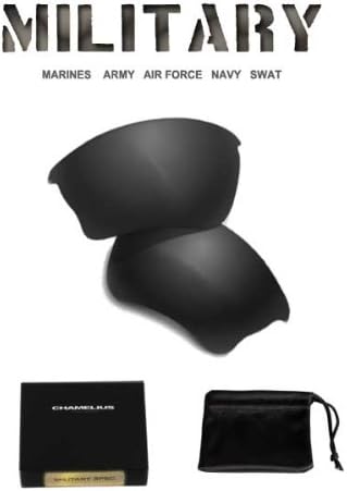 Military Tactical Dark Black HD Replacement Lens for Oakley Half Jacket XLJ