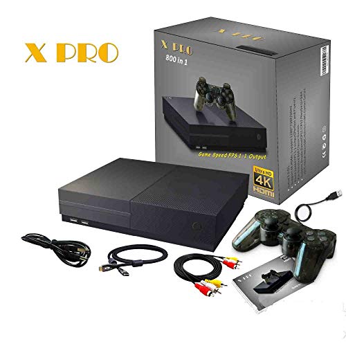 MJKJ Retro Game Console , 4K HDMI TV Output Video Game Console Builtin