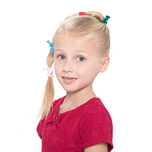 150 Pack No Crease Hair Ties Hair Ponytail Holders Elastic Styling Accessories Ribbon Bands by HBY