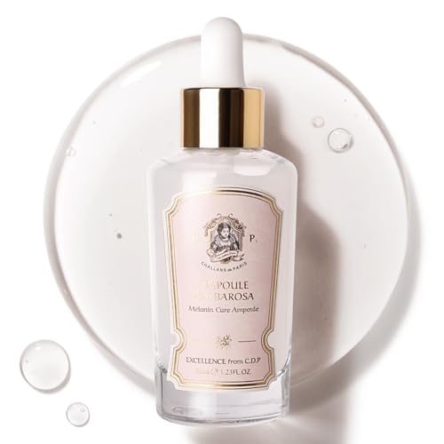 [CHALLANS de PARIS] Ampoule de Albarosa Dark Spot Care Serum – Sun Damage Repair, Brightening & Hydration, Face Ampoule for Even Skin Tone, Lightweight Korean Skincare, 1.23 fl oz